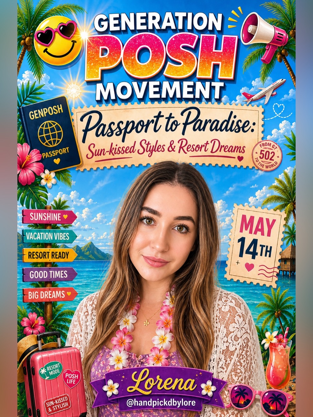 GenPosh Movement 5/14/26 ✈️ Passport To Paradise🏖️🌊 - Picture 7 of 14
